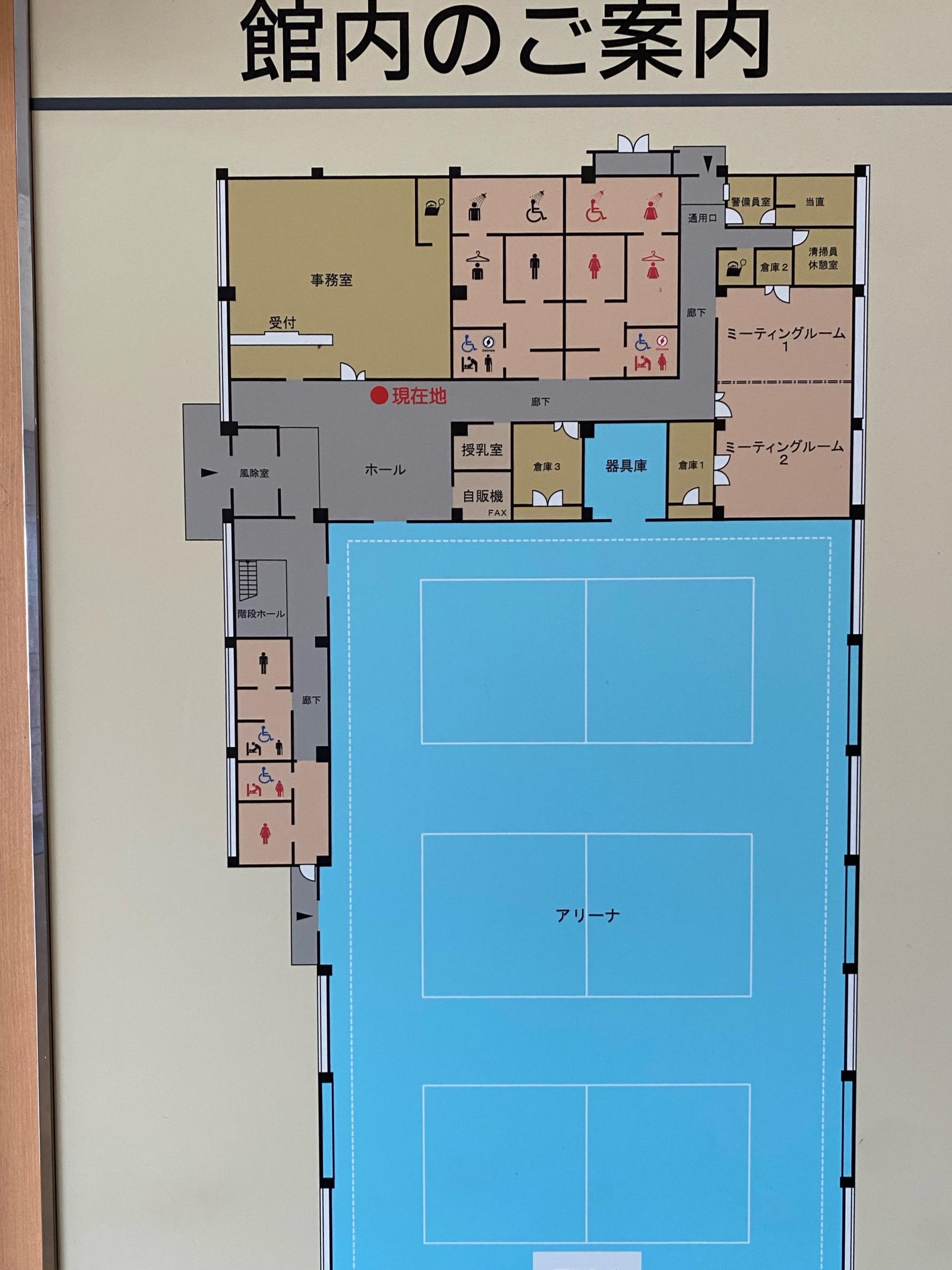 体育館の案内図-0